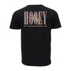 Hooey Mens "Wild Ride" T-Shirt Black w/Tan - HT1911BK