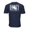 Hooey Mens "Wild Ride" T-Shirt Blue w/Light Blue - HT1911NV