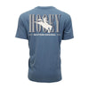 Hooey Mens "Wild Ride" T-Shirt Dark Denim - HT2672DKDE