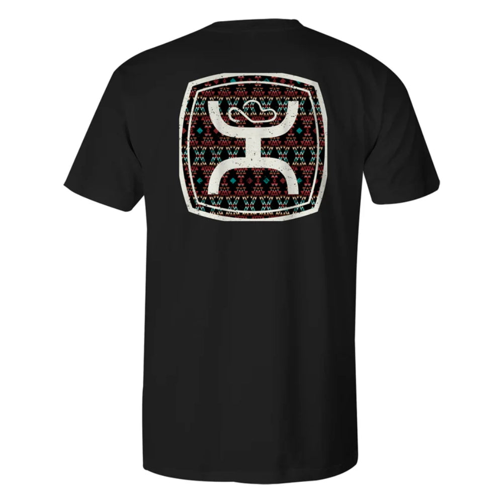 Hooey Mens "Zenith" Aztec T-Shirt - HT1682BK