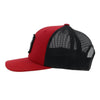 Hooey Mens "Zenith" Red/Black Cap - 2224T-RDBK