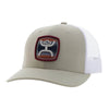 Hooey Mens "Zenith" Serape Patch Cap Tan/White - 2524T-TNWH