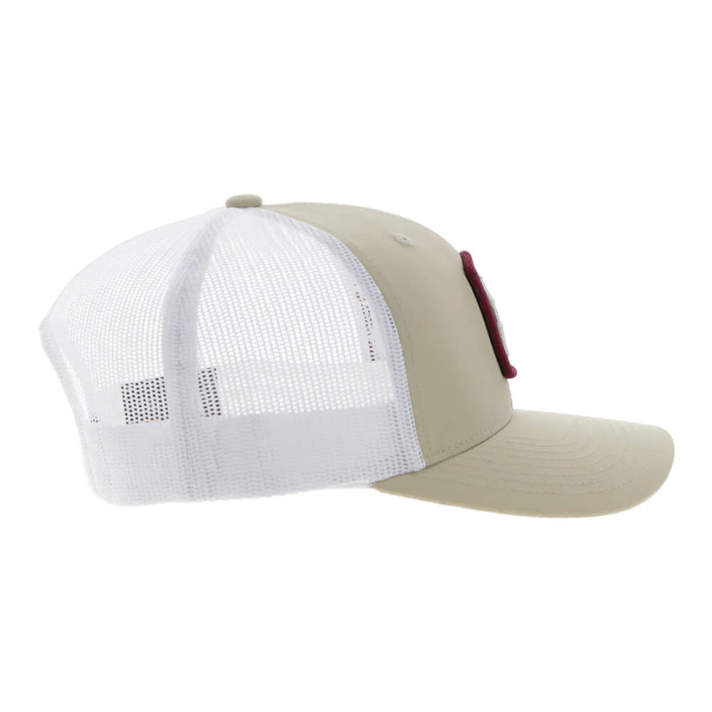 Hooey Mens "Zenith" Serape Patch Cap Tan/White - 2524T-TNWH
