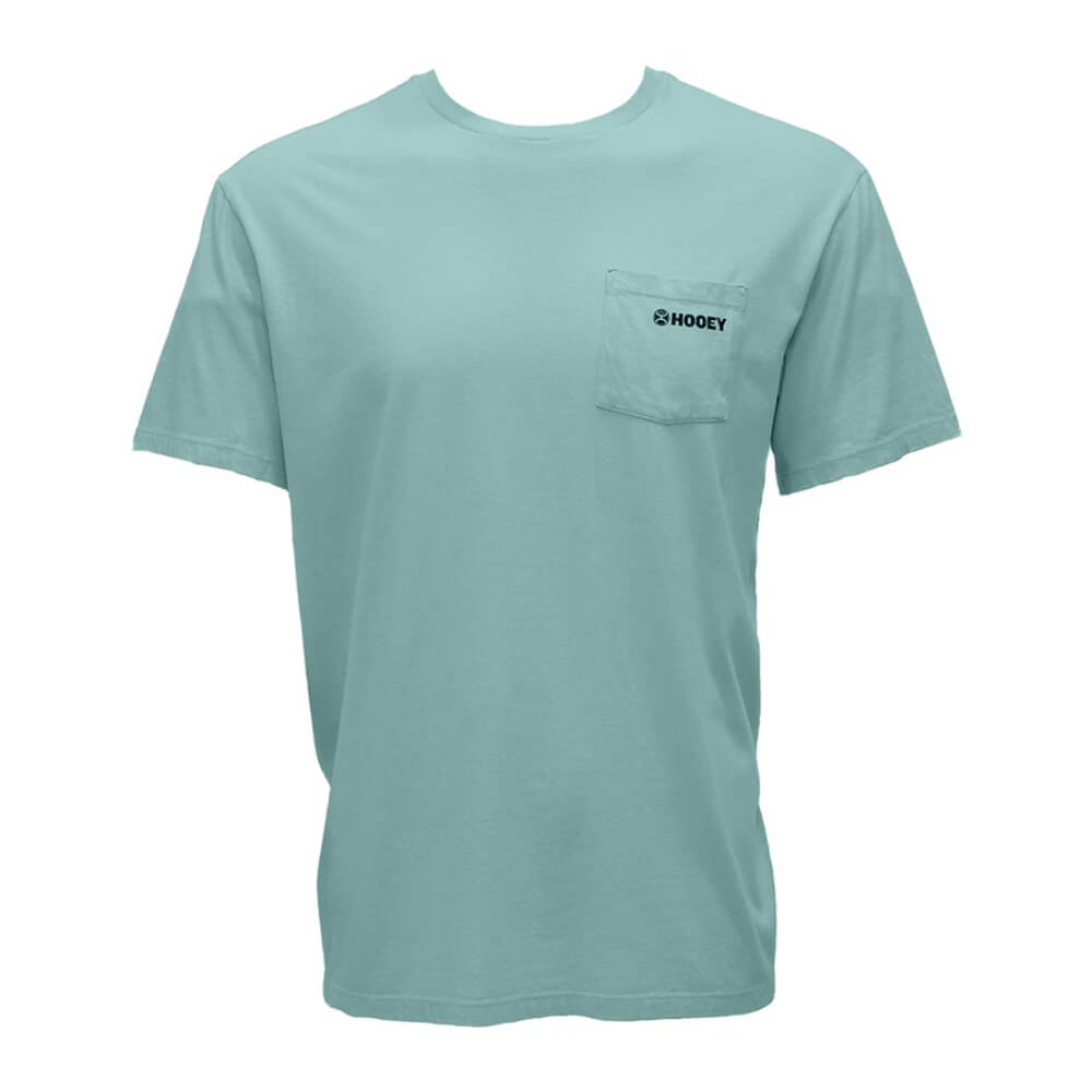Hooey Mens "Zenith" T-Shirt Light Blue - HT2605LTBL