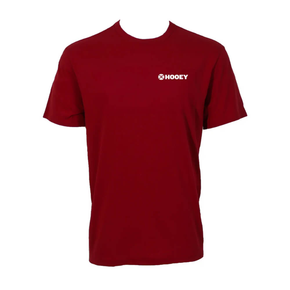Hooey Mens "Zenith" T-Shirt Red - HT2605RD