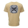 Hooey Mens "Zenith" T-Shirt Tan w/Aztec - HT1682TN
