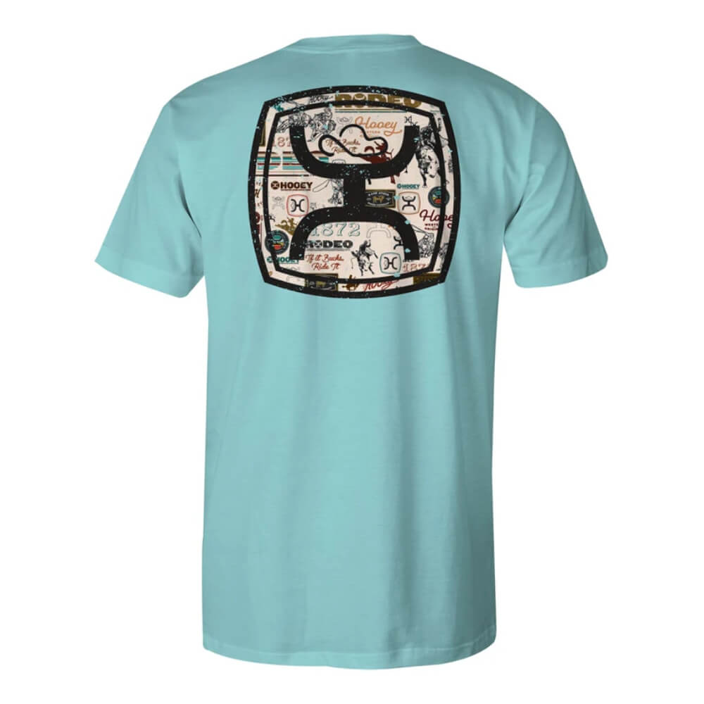 Hooey Mens "Zenith" Turquoise T-Shirt