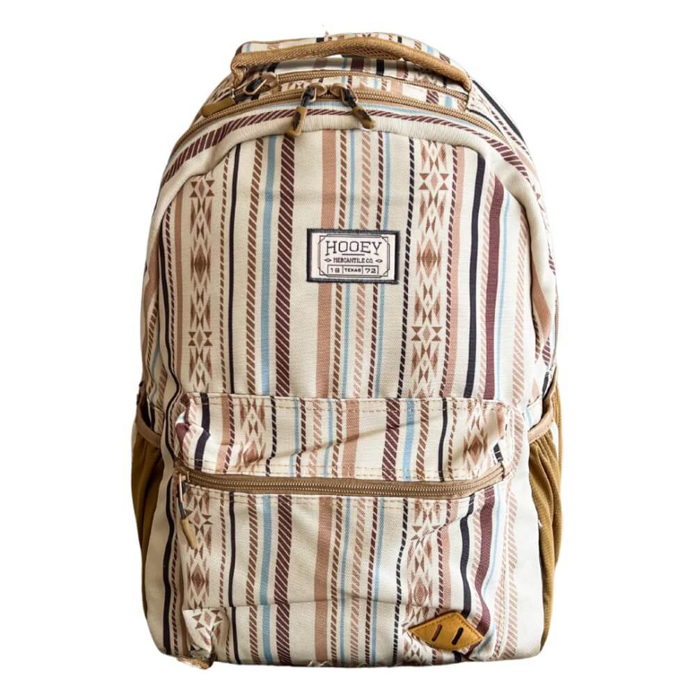 Hooey Recess Backpack Cream/Stripe - BP2601CRST