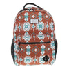 Hooey Recess Backpack Rust/Teal Aztec - BP2601RUAZ
