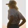 Hooey Womens "Derby" Cowgirl & Horse T-Shirt Cream - HT2680CR