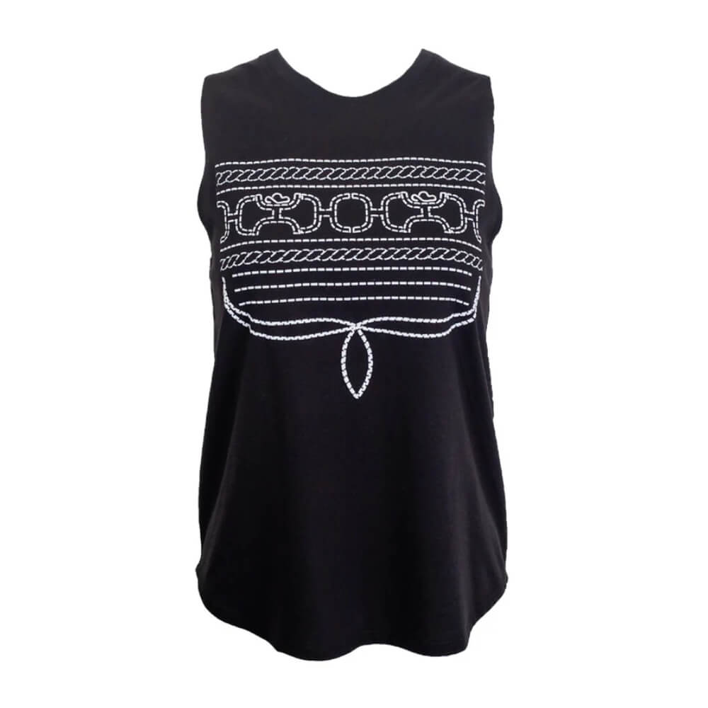 Hooey Womens "Leona" T-Shirt Black - HT2684BK