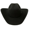Justin Mens 3X Dixon Felt Hat Black - JF0330DIXON-BLK