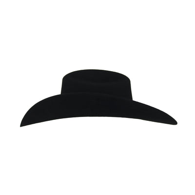 Justin Mens 2X Black Hills Felt Hat - JF0242BLKHILLS2X