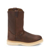Justin Mens Axe 10" Wedge Work Boots Light Brown - WK4908