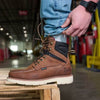 Justin Mens Bristol 6" Waterproof Steel Toe Boots Hazel - HW687