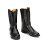 Justin Mens Jackson 10" Roper Boots Black - 3133