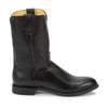 Justin Mens Jackson 10" Roper Boots Black - 3133