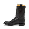 Justin Mens Jackson 10" Roper Boots Black - 3133
