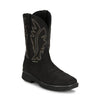 Justin Mens Nitread 11" Waterproof Nano Comp Toe Work Boots Black - CR3208