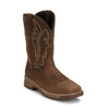 Justin Mens Nitread 11" Waterproof Work Boots Taupe - CR3211