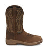 Justin Mens Nitread 11" Waterproof Work Boots Taupe - CR3211