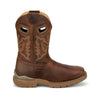 Justin Mens Oilpatch 11" Waterproof Comp Toe Work Boots Tan - WR4149