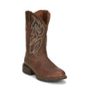Justin Mens Rendon 11" Western Boots Pecan - SE7530