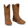 Justin Mens Rustle 11" Western Boots Chestnut Brown - OL7331