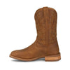 Justin Mens Rustle 11" Western Boots Chestnut Brown - OL7331