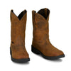 Justin Mens Trencher 11" Waterproof Steel Toe Boots Brown - PD4067