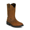 Justin Mens Trencher 11" Waterproof Steel Toe Boots Brown - PD4067