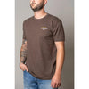 Kimes Ranch Mens Bar Doors T-Shirt Espresso - BARDOORSTEE