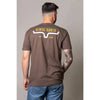Kimes Ranch Mens Bar Doors T-Shirt Espresso - BARDOORSTEE