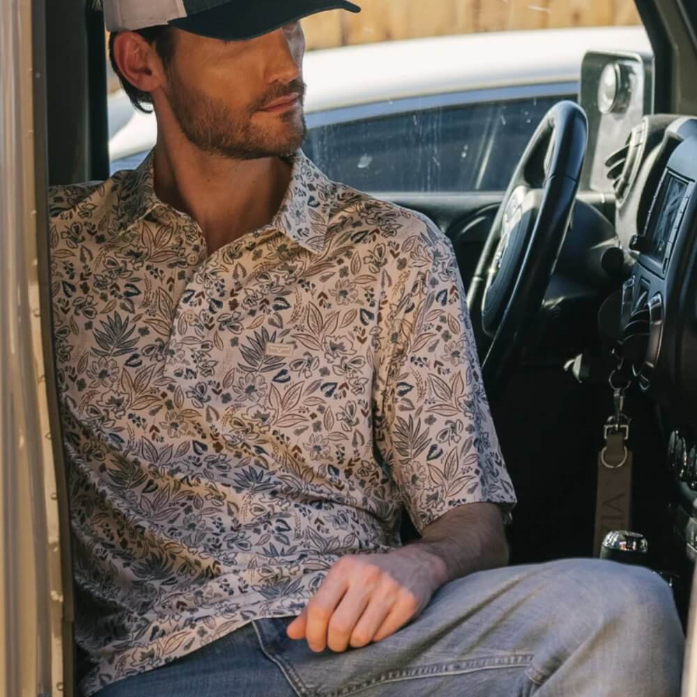 Kimes Ranch Mens Bartram Polo Shirt - BARTRAMPOLO