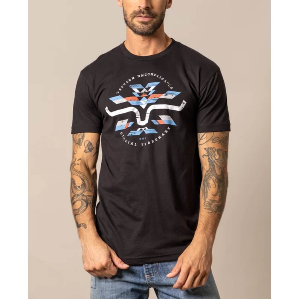 Kimes Ranch Mens Circular Serape Short Sleeve T-Shirt - CIRCULARSERAPETEE