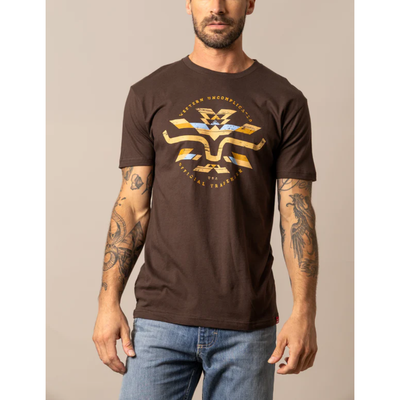 Kimes Ranch Mens Circular Serape Short Sleeve T-Shirt 