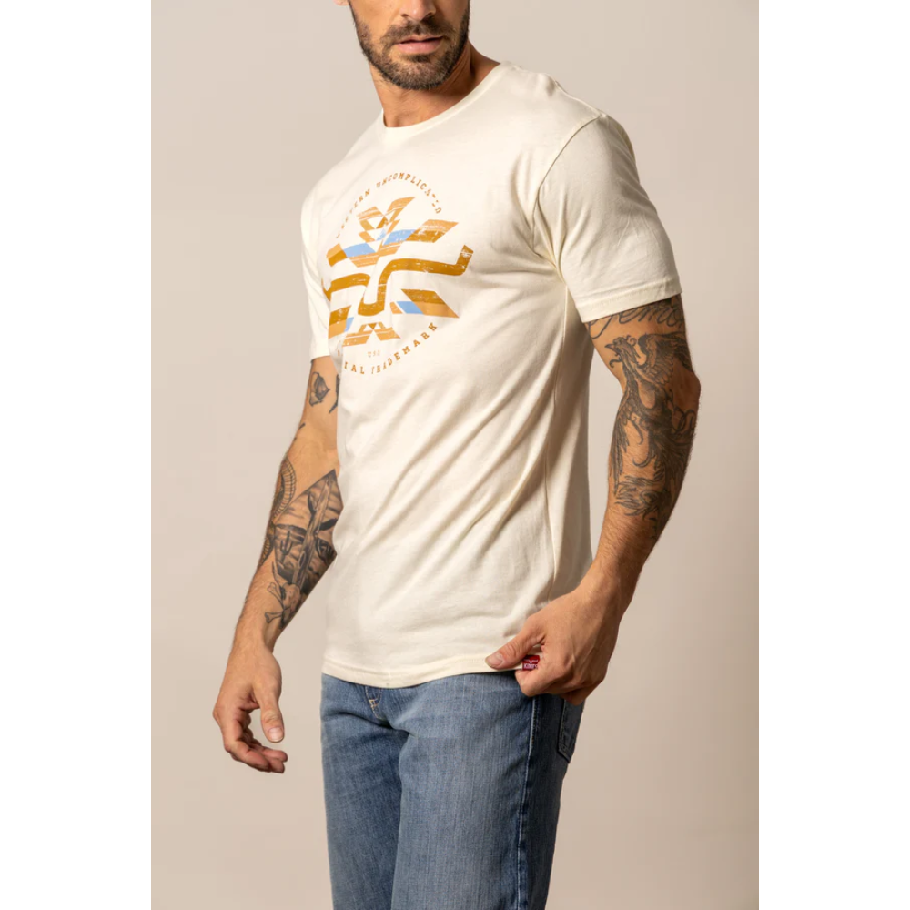 Kimes Ranch Mens Circular Serape Short Sleeve T-Shirt 