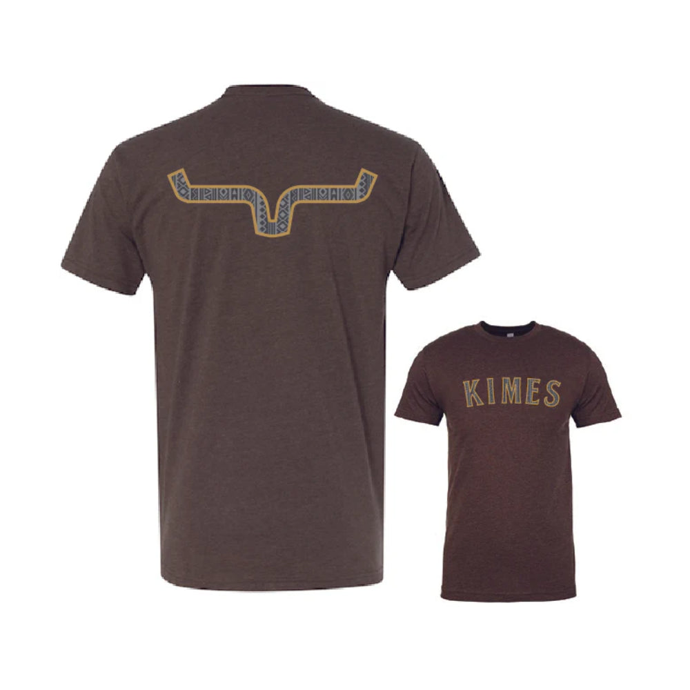 Kimes Ranch Mens Delano Aztec Logo T-Shirt - DELANOTEE