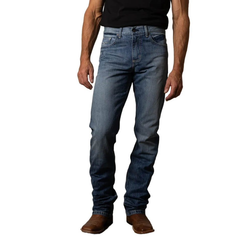 Kimes Ranch Mens James Jeans Mid Wash Denim Blue - MJE0000004