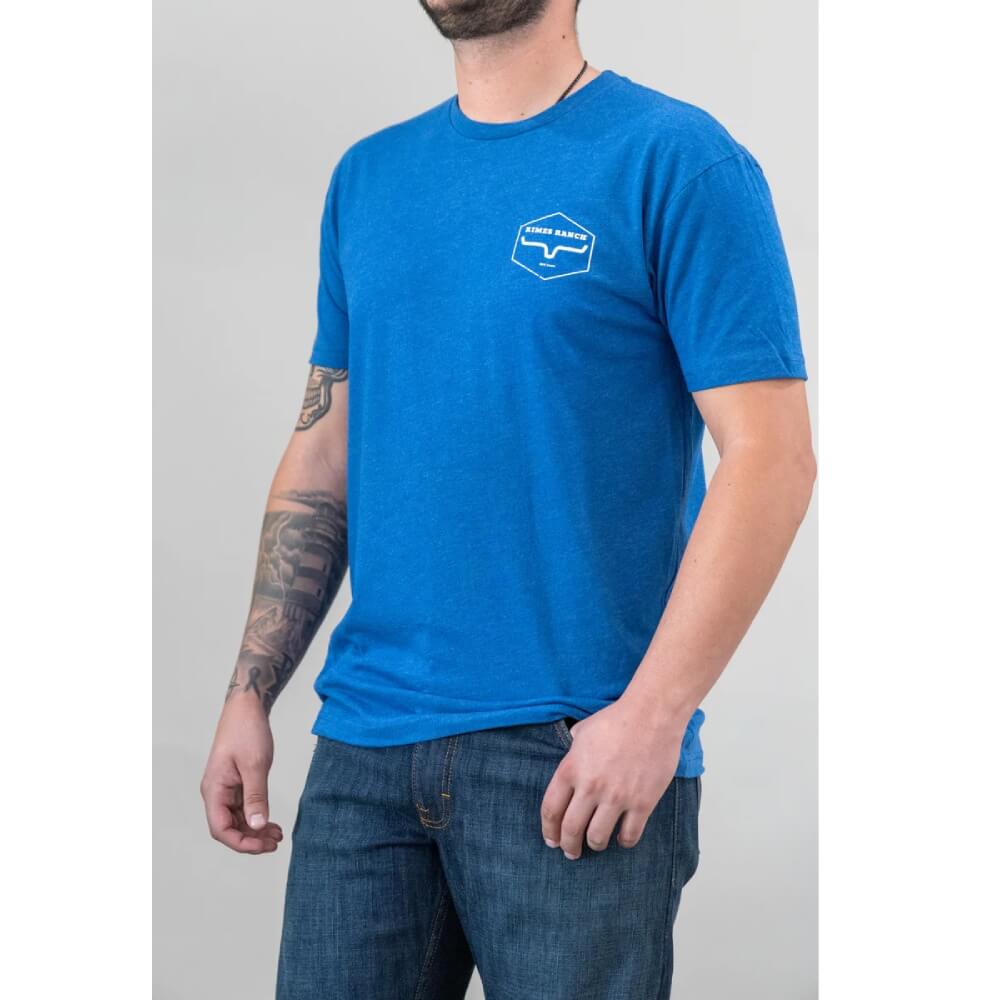 Kimes Ranch Mens Short Sleeve Wooden Hex T-Shirt - WOODENHEXTEE