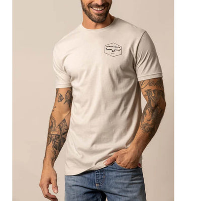Kimes Ranch Mens Short Sleeve Wooden Hex T-Shirt - WOODENHEXTEE