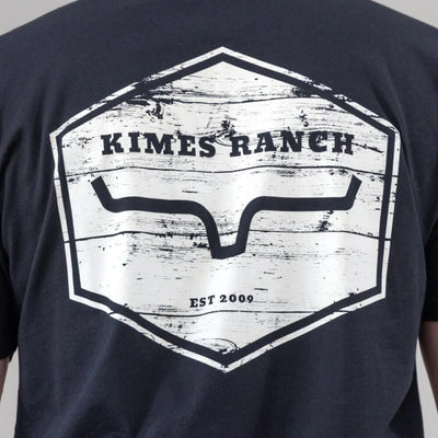 Kimes Ranch Mens Short Sleeve Wooden Hex T-Shirt - WOODENHEXTEE