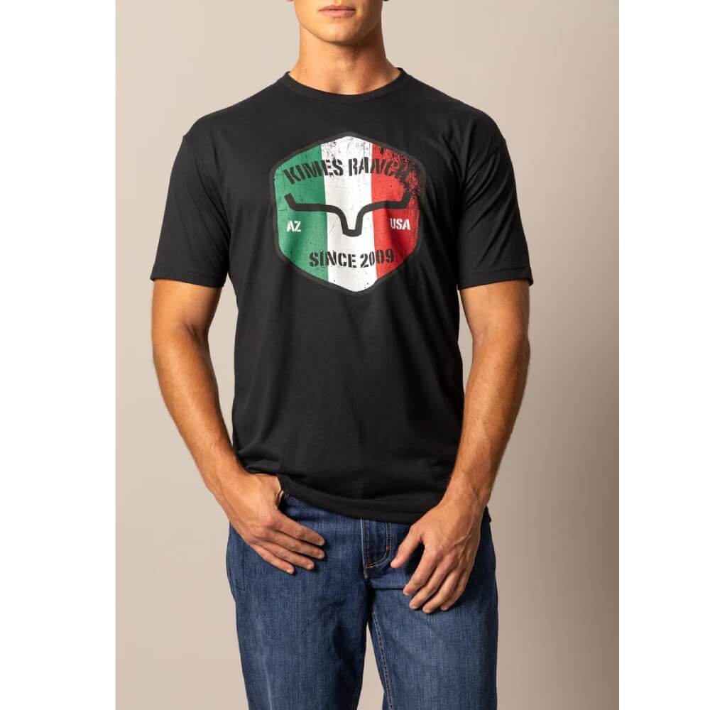 Kimes Ranch Mens Triple Stripe T-Shirt - TRIPLESTRIPETEE