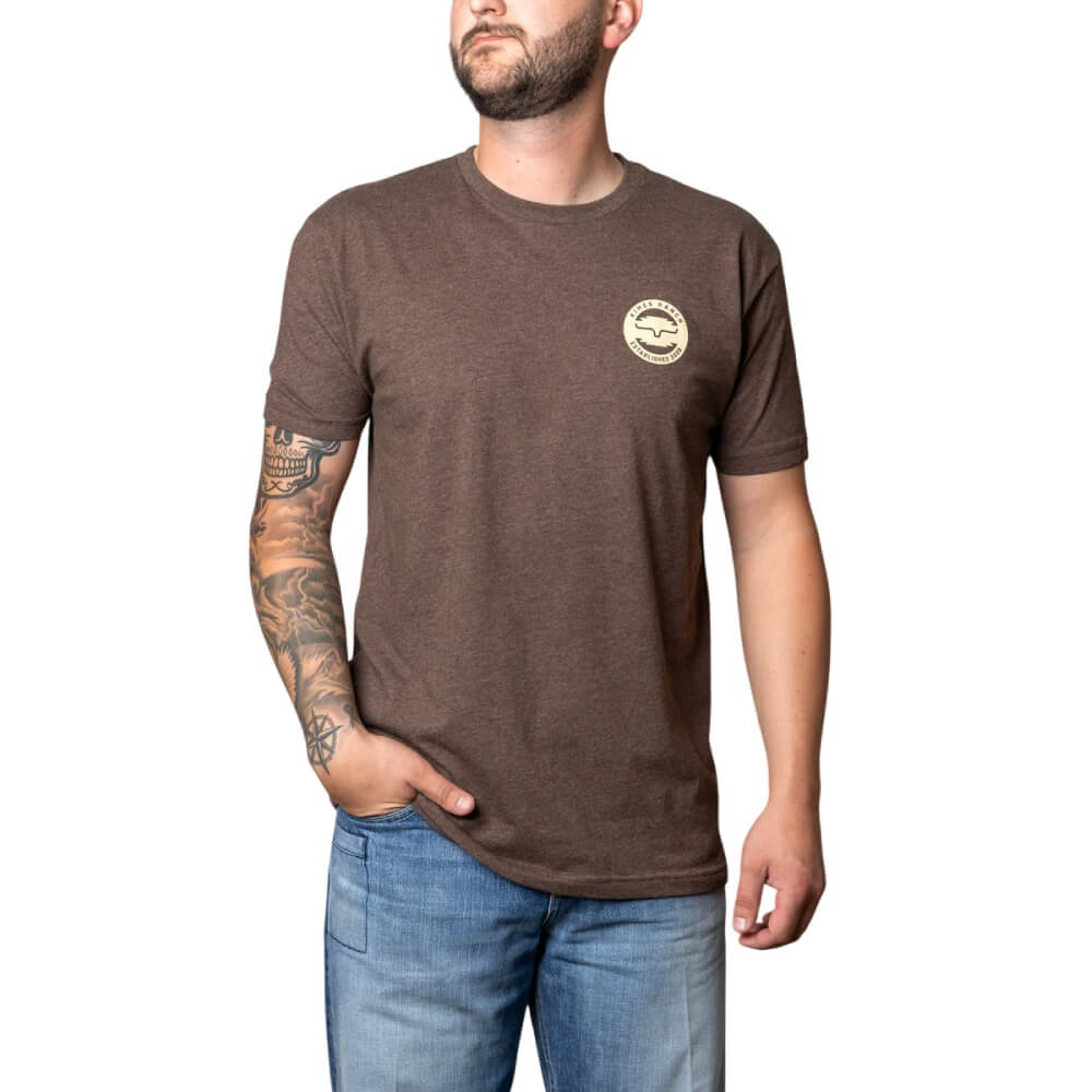 Kimes Ranch Mens Wood Stamp T-Shirt - WOODSTAMPTEE