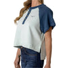 Kimes Ranch Womens Hellena Cropped Henley T-Shirt