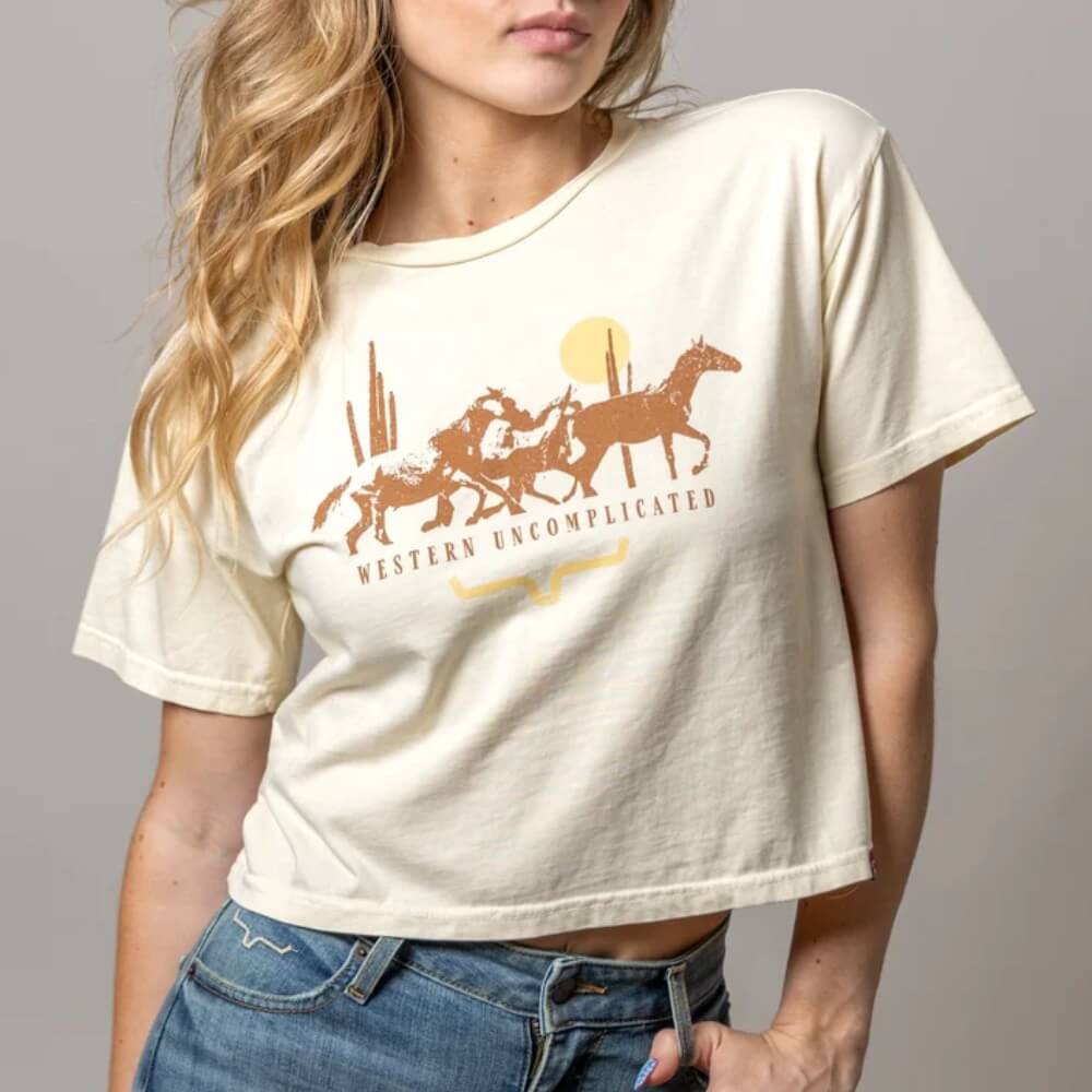 Kimes Ranch Womens Plains Stampede T-Shirt - PLAINSSTAMPEDETEE