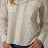 Kimes Ranch Womens Rachel Eyelet Blouse