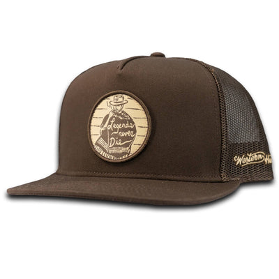 Lane Frost Mens Deadeye Cap Brown - DEADEYE