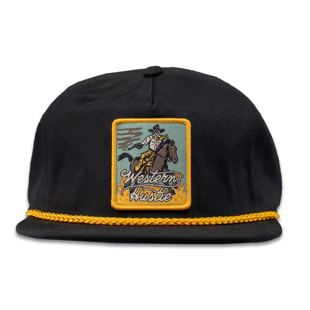 Lane Frost Mens Ghost Rider Cap Black - GHOSTRIDER
