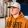 Lane Frost Mens Jackpot Cap White/Green - JACKPOT